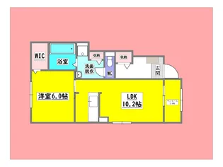 広島県東広島市八本松飯田8【アパート】の間取り