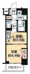 GENOVIA木場II【4階】の間取り