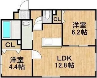 La Douce Vie【3階】の間取り