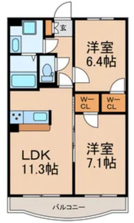 サンドプレイス【2階】の間取り