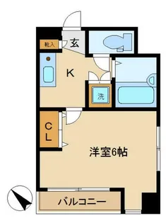 アネックスオマタII【4階】の間取り