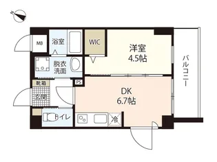 AR庚午南【3階】の間取り