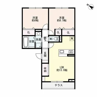 Platinum One【2階】の間取り