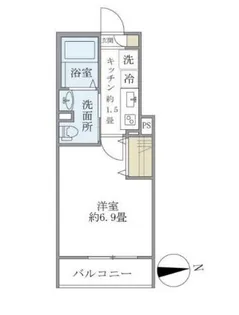 エルスタンザ綾瀬1丁目【2階】の間取り