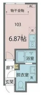 カインドネス亀有【1階】の間取り