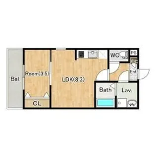 (仮称)ジーメゾン千葉出洲港ラビアン【2階】の間取り