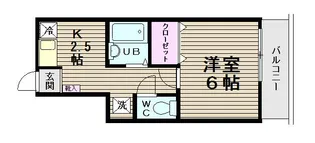 東京都台東区千束2【マンション】の間取り
