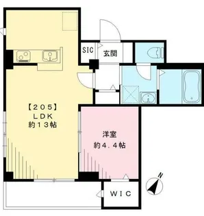 東京都世田谷区南烏山3【マンション】の間取り