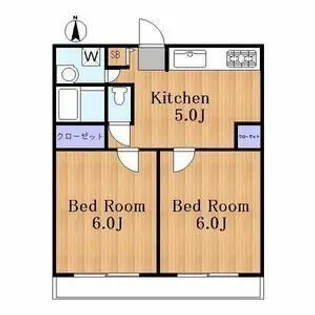 ドミール森田【2階】の間取り