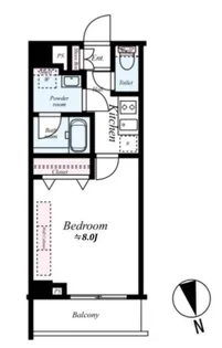 フュージョナル王子RICOTT【4階】の間取り