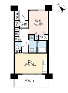 UR浜甲子園なぎさ街【11階】の間取り