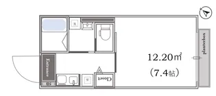 CanaryWharf青砥【1階】の間取り