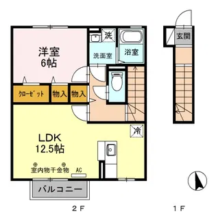愛宕の杜 C【2階】の間取り