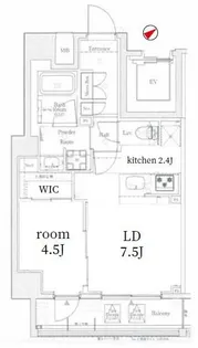 Log上野駅前【2階】の間取り