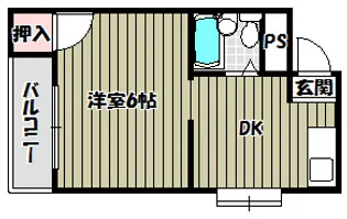 プレアール白鷺【3階】の間取り