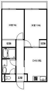 東京都世田谷区等々力8【マンション】の間取り