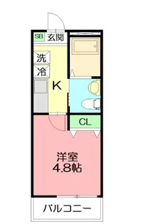 神奈川県川崎市多摩区生田7【アパート】の間取り