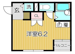 DRホームズ品川戸越【2階】の間取り