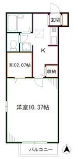 オリビエ中野【1階】の間取り