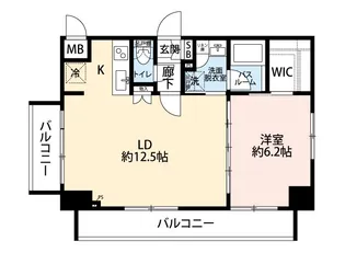 フェニックス新横濱クアトロ【10階】の間取り