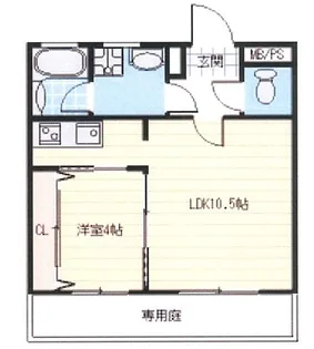 サンビルダー王子ウエスト【1階】の間取り