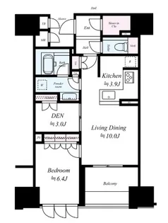 グランドメゾン北堀江レジデンス【5階】の間取り