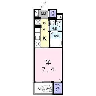 アンジュS&E【3階】の間取り