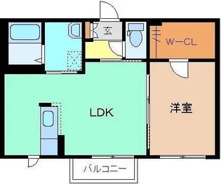 ロコ・カネッサ(ShaMaison)D【2階】の間取り