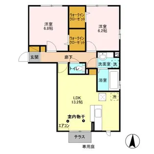 グリーンリーブス港南台II【3階】の間取り