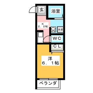 ラウレア【2階】の間取り