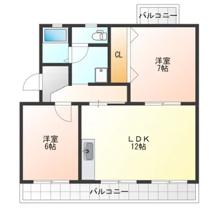 SuperiorII【1階】の間取り