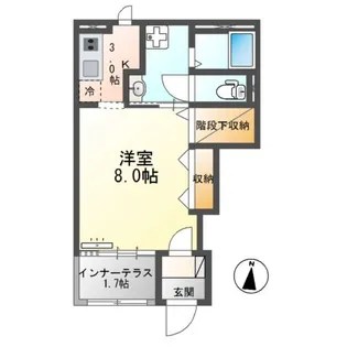 Sereno K (セレーノケイ)【1階】の間取り