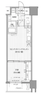 ダイイチフレア川崎【11階】の間取り