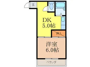 FLAT34茨木【2階】の間取り