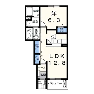 ベルヴィラージュ (III棟)【1階】の間取り