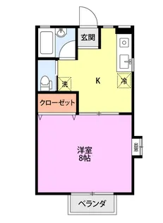 アーバンコートII【1階】の間取り