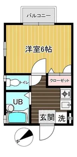 ウィスタリア【2階】の間取り