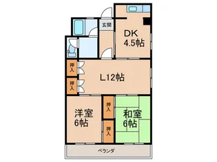 第2信栄ハイツ【3階】の間取り