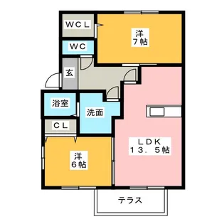 セピアコートIII【1階】の間取り