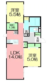 グリーンハイム K【1階】の間取り