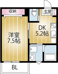 AQUE20【1階】の間取り