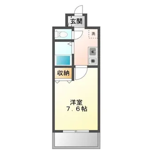 びいII植田【4階】の間取り