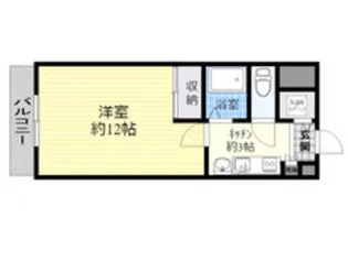 フォブール大手町【7階】の間取り