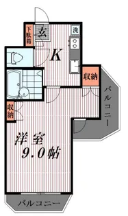 アイル阿佐ヶ谷弐番館【3階】の間取り