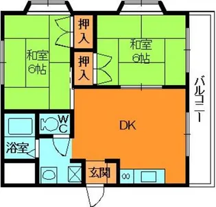 シャルム星和台【2階】の間取り