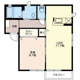 リジュールオオタ【2階】の間取り