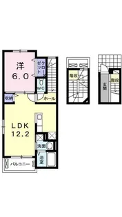 ユリウス 南江戸 II【3階】の間取り