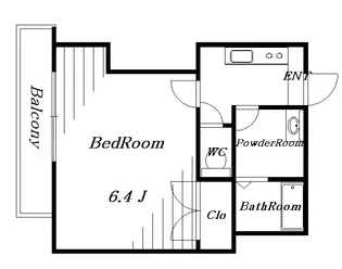 ディアマンテス新宿【2階】の間取り