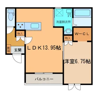 SOLE(ゾーレ)【2階】の間取り