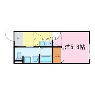 ファーバルレジデンス【2階】の間取り